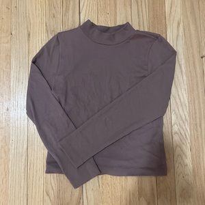 Long sleeve turtle neck top